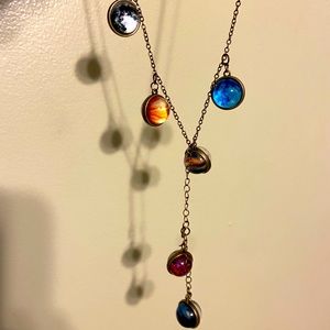 ❤️❤️Solar system necklace galaxy❤️❤️